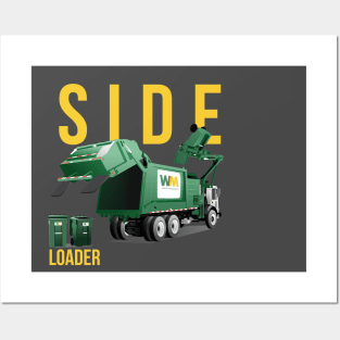 Mack Terra Pro Side Loader Garbage Truck Posters and Art